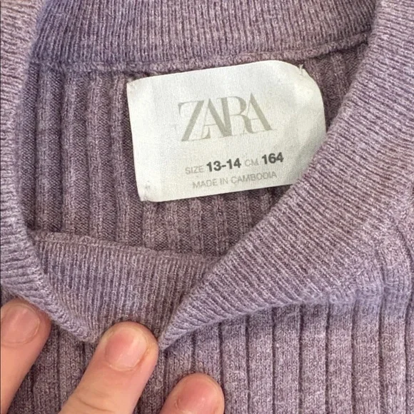 Ribbed Knit Sweaters Zara lot size 13-14 - Picture 3 of 3